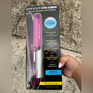 NEW Conair Infiniti Pro Ceramic Flat Iron